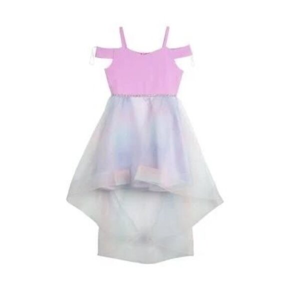 Rare Editions NWT Cold-Shoulder Dress Size 14 - Picture 1 of 5